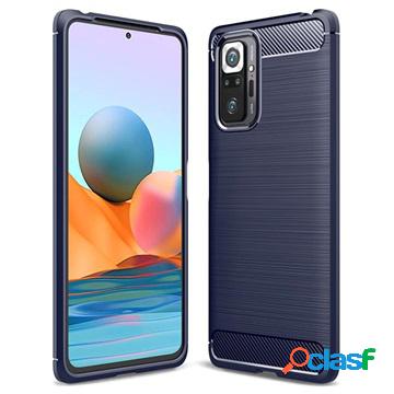 Cover in TPU Effetto Spazzolato per Xiaomi Redmi Note 10 Pro