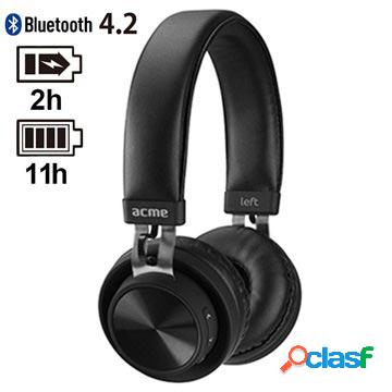 Cuffie Wireless Acme BH203 - Bluetooth 4.2 - Nero