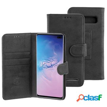 Custodia Commander Elite Book per Samsung Galaxy S10 - Nero