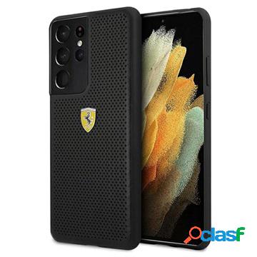 Custodia Ferrari On Track Perforated per Samsung Galaxy S21