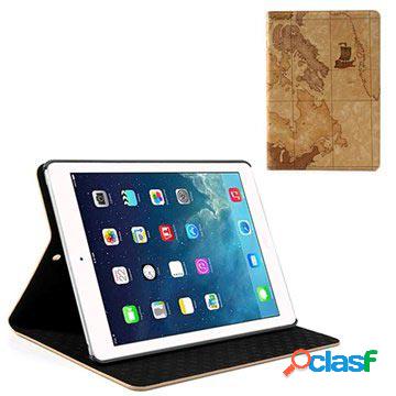 Custodia Folio per iPad Air - Mappa del Mondo