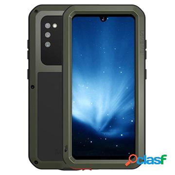 Custodia Ibrida Samsung Galaxy A41 Love Mei Powerful - Verde