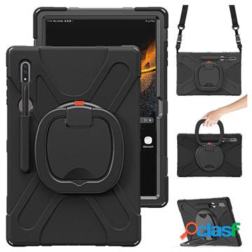 Custodia Ibrida per Samsung Galaxy Tab S8 Ultra - Nera