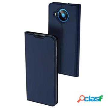Custodia a Flip Dux Ducis Skin Pro per Nokia 8.3 5G - Blu
