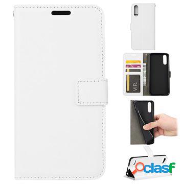 Custodia a Portafoglio per Huawei P20 - Bianca