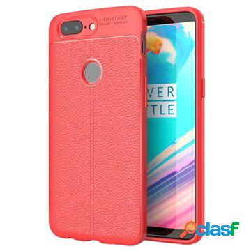 Custodia in TPU Slim-Fit Premium per OnePlus 5T - Rossa
