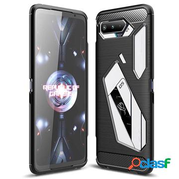 Custodia in TPU Spazzolata per Asus ROG Phone 5 - Fibra di