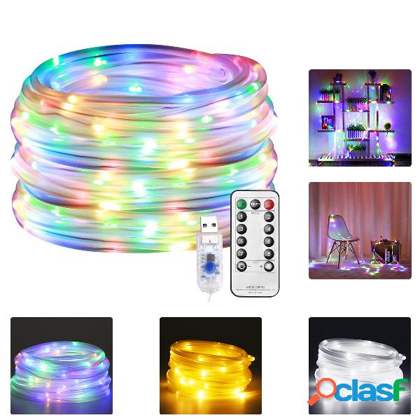 DC3.7-5V 10M 100LED Striscia di corda per esterni in corda