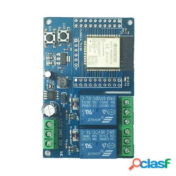 DC5-60V Power Supply Dual WiFi bluetooth Relay Module