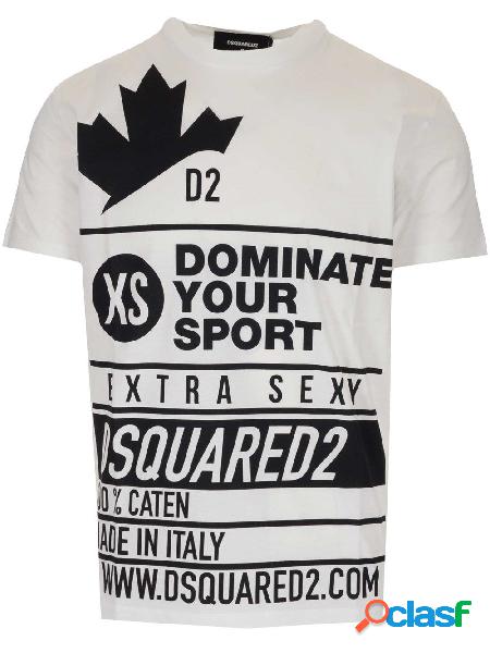 DSQUARED2 T-SHIRT UOMO S74GD0824S22427100 ALTRI MATERIALI