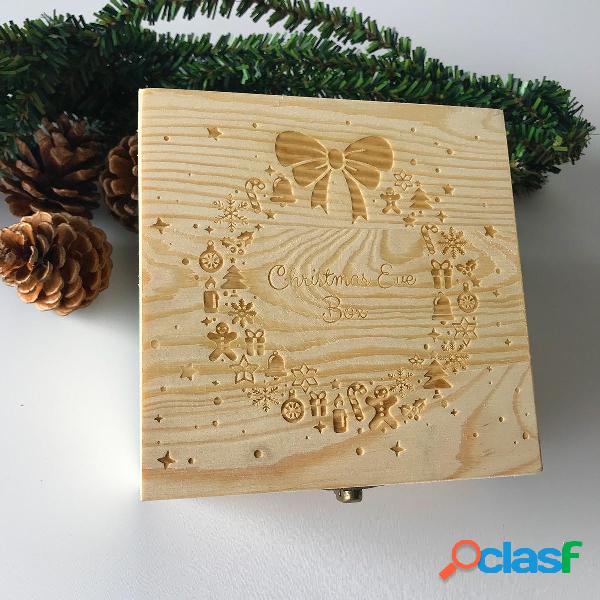 DecorazioninatalizieEVEBOXRegalodi intaglio in legno di