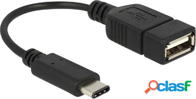Delock Cavo USB USB 2.0 Spina USB-C™, Presa USB-A 15.00 cm