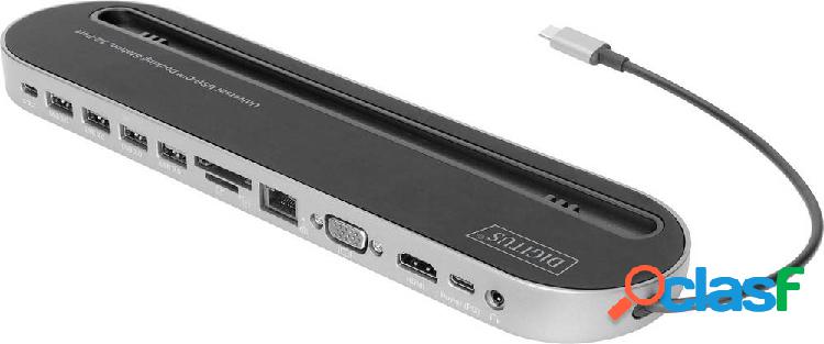 Digitus DA-70888 Mini Dockingstation USB-C™ Adatto per