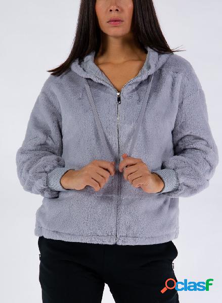 FELPA PELLICCIOTTA FULL ZIP