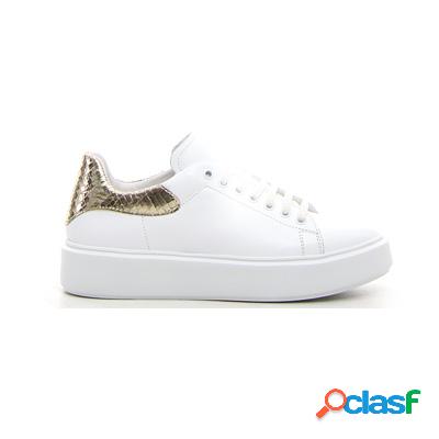 FRAU Sneaker con platform - bianco oro