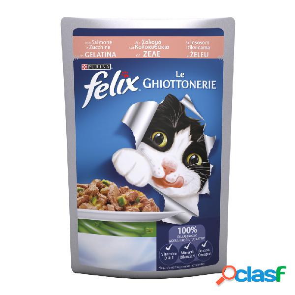 Felix Le Ghiottonerie Cat Adult con Salmone e Zucchine 85 gr