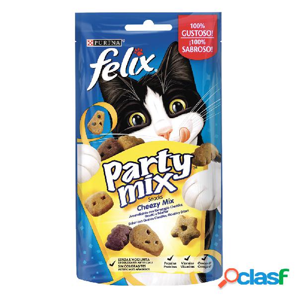Felix Party Mix Snack per gatti Cheezy Mix con formaggio