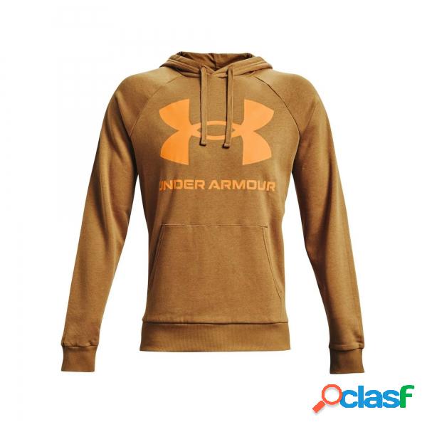 Felpa con cappuccio Under Armour Rival con logo grande Under