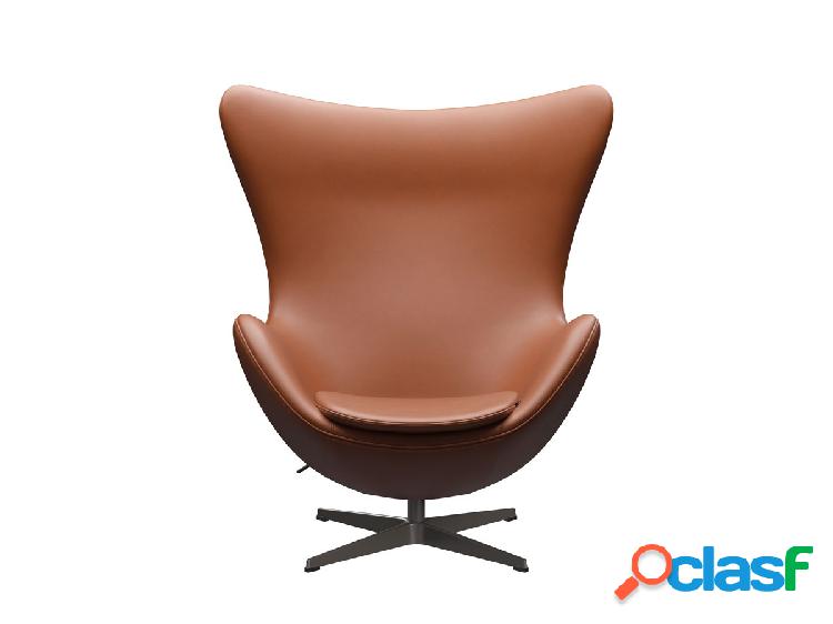Fritz Hansen 3316 Egg Chair Poltrona - Pelle Essential