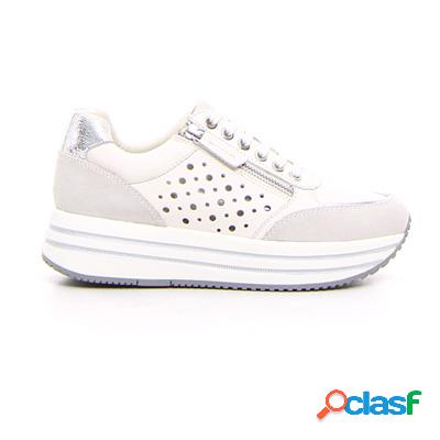 GEOX Kency sneaker con platform - bianco