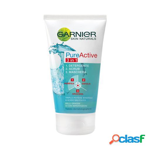 Garnier skin naturals pure active 3 in 1 detergente 150 ml