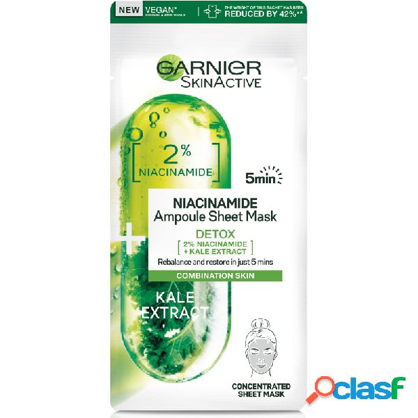 Garnier skinactive maschera per il viso donna niacinamide