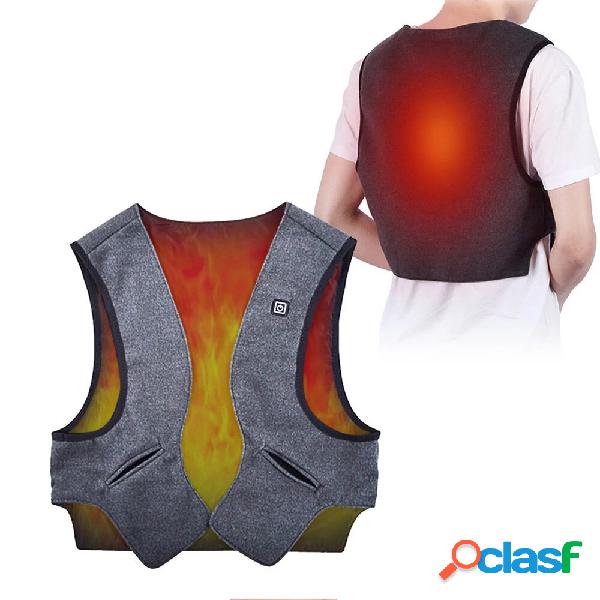 Gilet riscaldato elettrico a 60°C a 3 livelli Riscaldamento