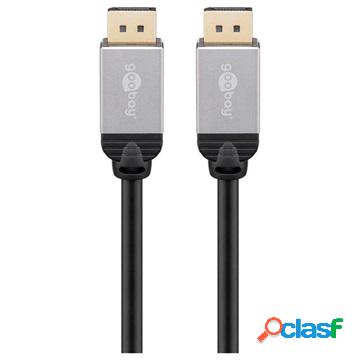 Goobay DisplayPort to DisplayPort Cable - 2m - Grey