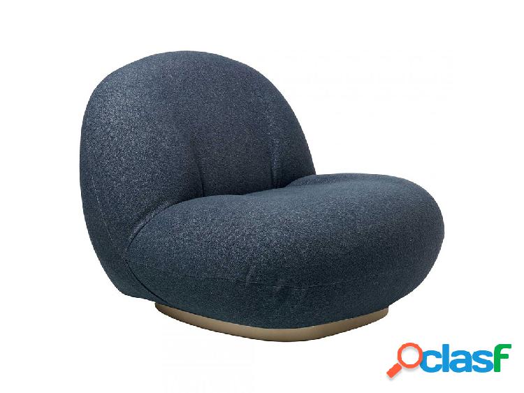 Gubi Pacha Lounge Chair Base Girevole - Tessuto Cat. 5 -