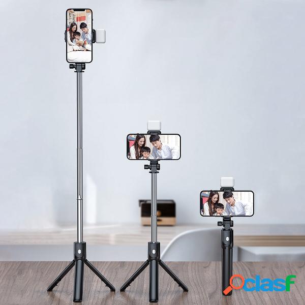 H1S 3-IN-1 Treppiede bluetooth estensibile Selfie bastone