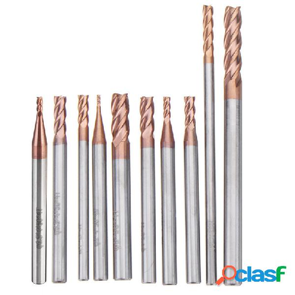 HRC55 1-5 millimetri AlTiN carburo di tungsteno 4 flauto