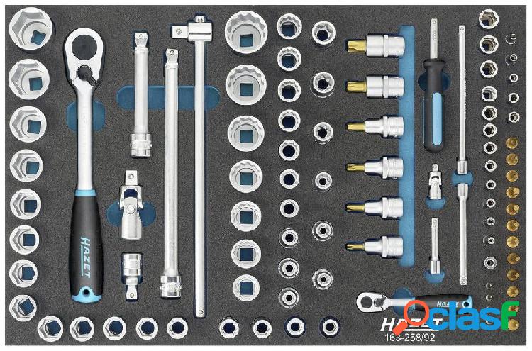 Hazet 163-258/92 Kit di chiavi a bussola 163-258/92