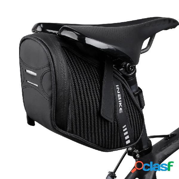 INBIKE Sella per bicicletta Borsa Con striscia di
