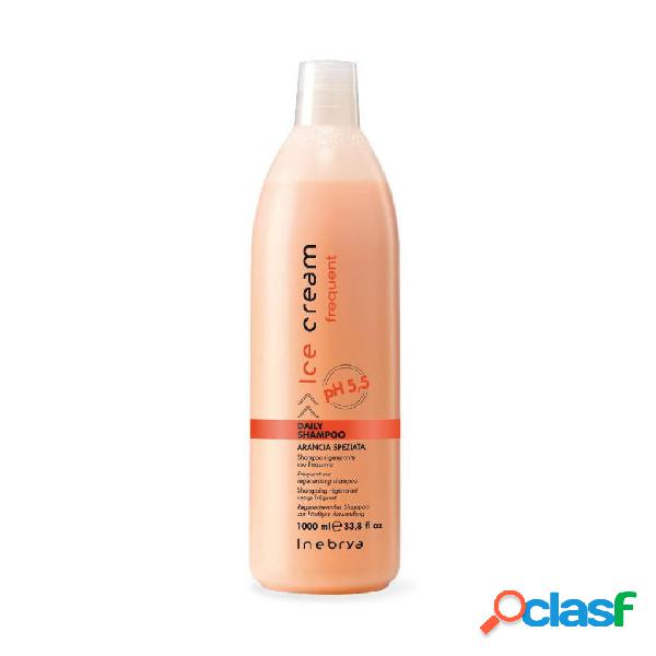 Inebrya daily shampoo arancia speziata, rigenerante uso