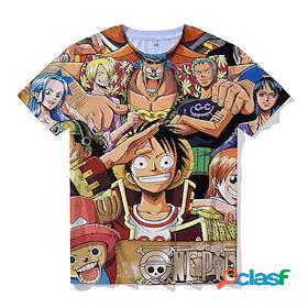 Inspired by One Piece Monkey D. Luffy 100% Polyester T-shirt