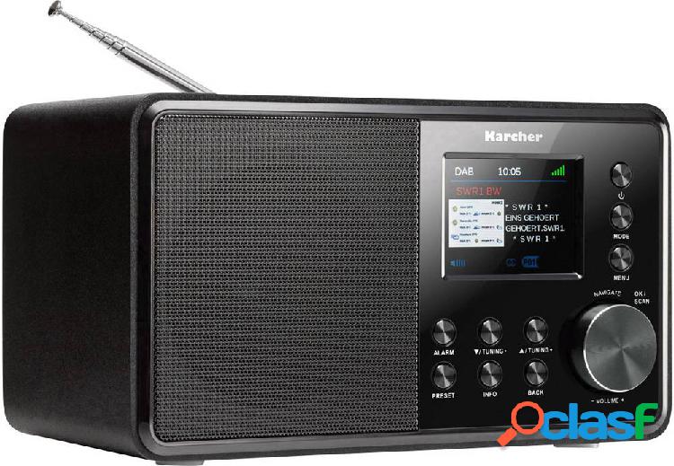 Karcher DAB 3000 Radio da tavolo DAB+ AUX Nero