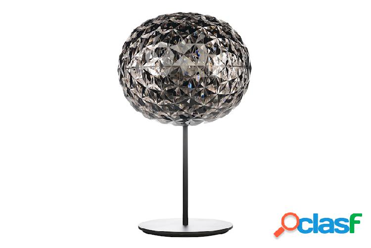 Kartell Lampada da tavolo Planet fumè con dimmer nero