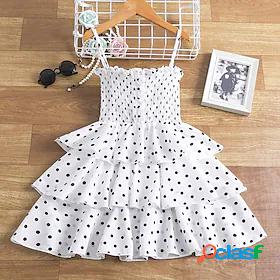 Kids Little Girls' Dress Polka Dot Party Performance A Line