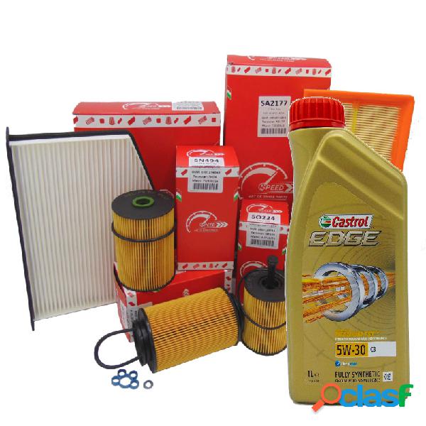 Kit Tagliando Speed + Castrol 5W30 BMW 320d E46