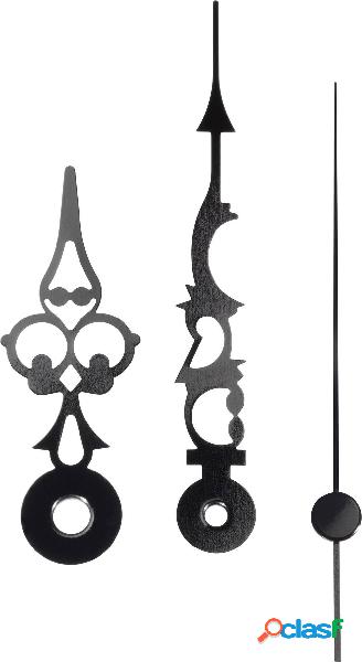 Kit lancette Antico Alluminio Nero Rotondo
