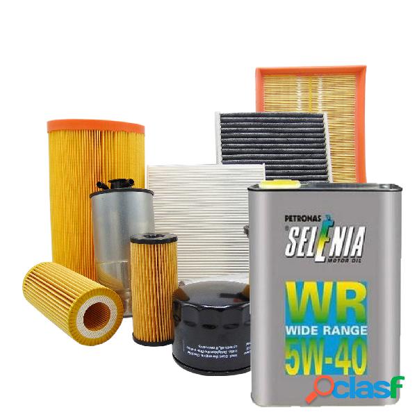 Kit tagliando completo filtri + olio motore SELENIA per FIAT