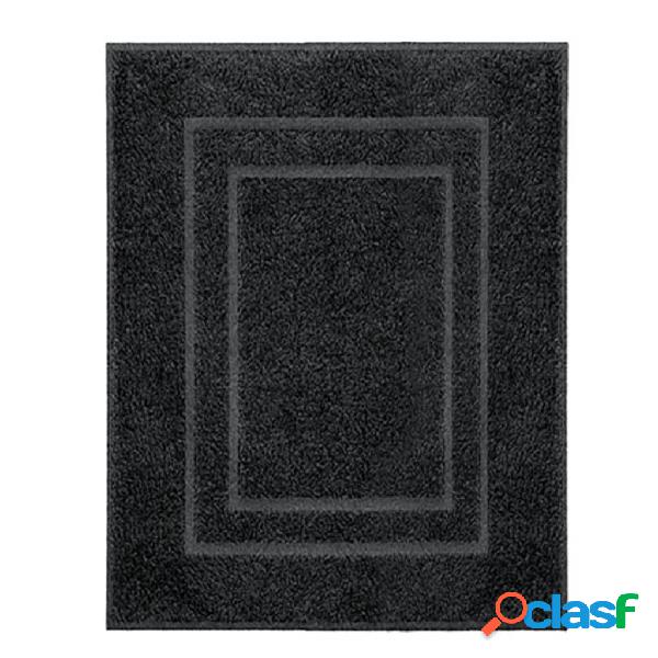 Kleine Wolke 430242 Bath Mat "Plaza" 60x80cm Black