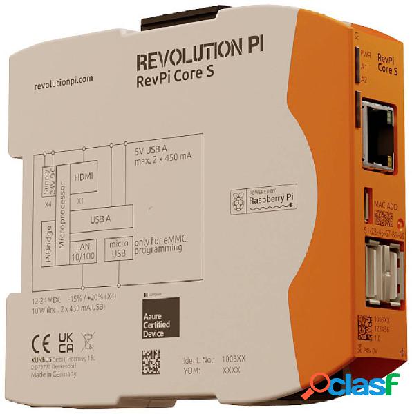 Kunbus RevPi Core S 8 GB PR100359 Modulo di controllo PLC 24