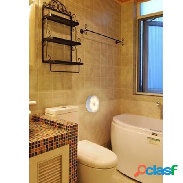 LAMPADA 6 LED 6 W SENSORE CREPUSCOLARE LUCE RICARICABILE USB