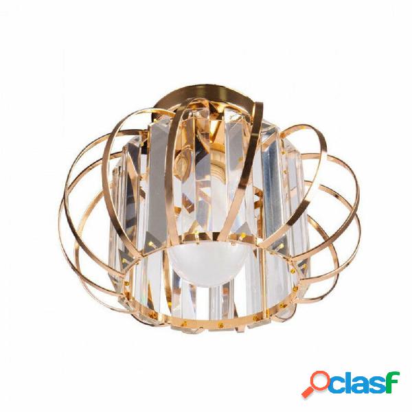 LAMPADARIO DA SOFFITTO E27 DESIGN MODERNO IN METALLO CROMATO