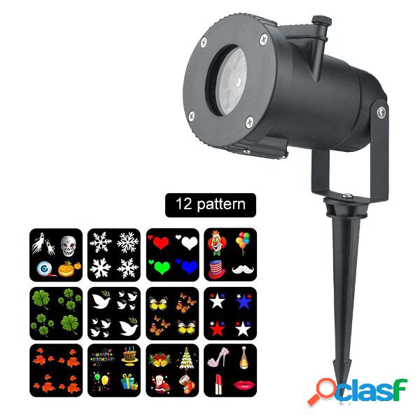 LED Mini proiettore Stage Light regolabile impermeabile