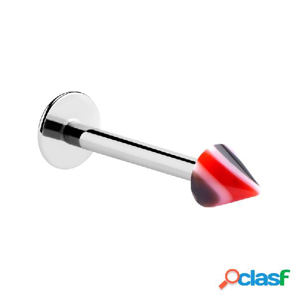 Labret con cono Acciaio chirurgico 316L/Acrilico Labret