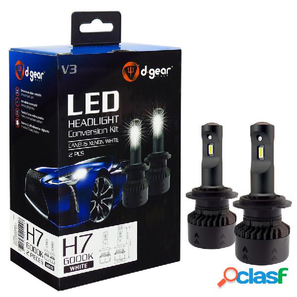 Lampadine H7 Led Headlight Conversion Kit V3 - D-GEAR
