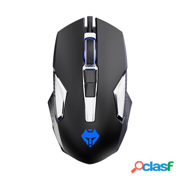 Langtu 509 Mouse da gioco USB cablato 3200 DPI 8 Pulsanti