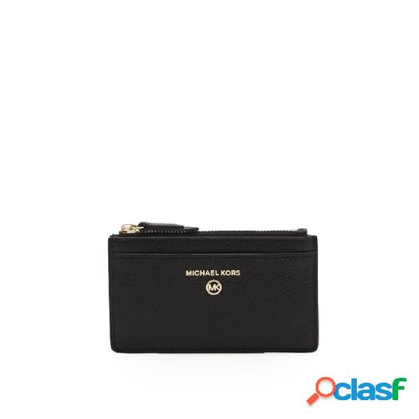 MICHAEL KORS PORTACARTE DONNA 34H0GT9D6L001 PELLE NERO